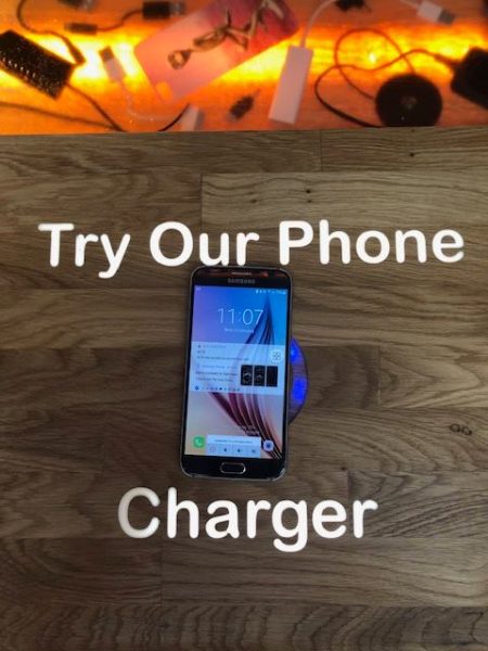 built in phone charger to kitchen work surface