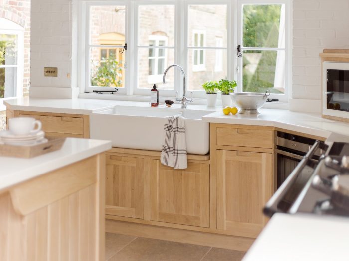 wooden country kitchen