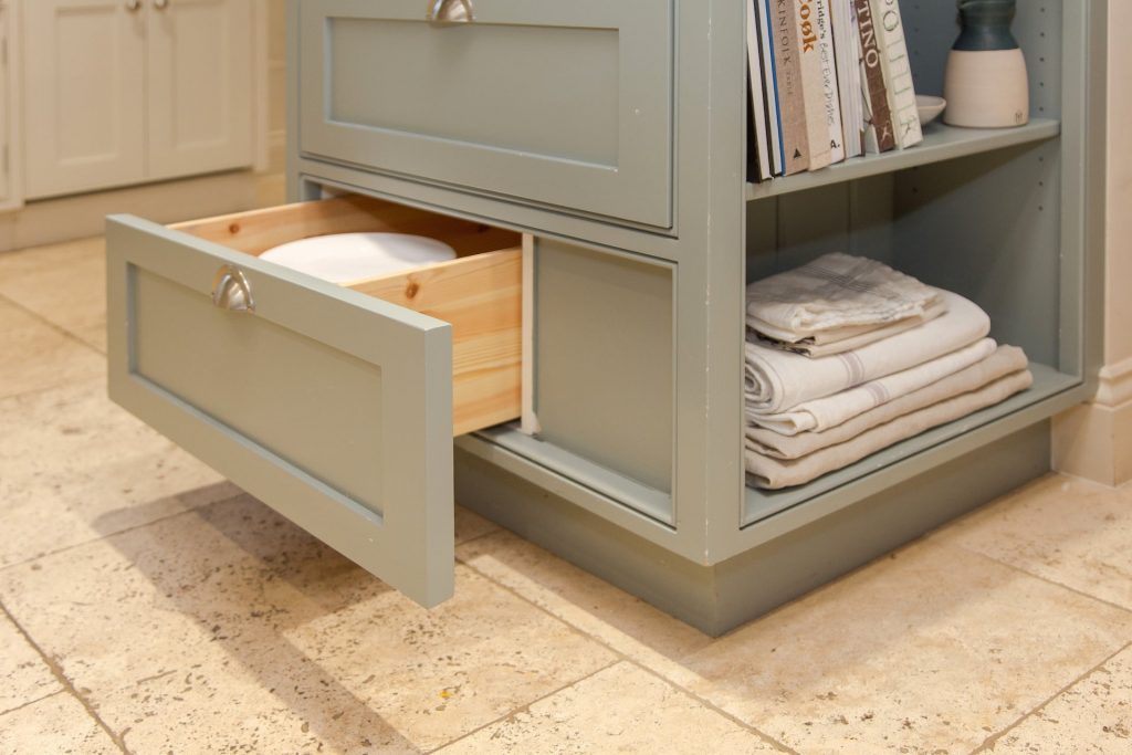 Dowers Kitchens Custom drawers to meet design aesthetic 