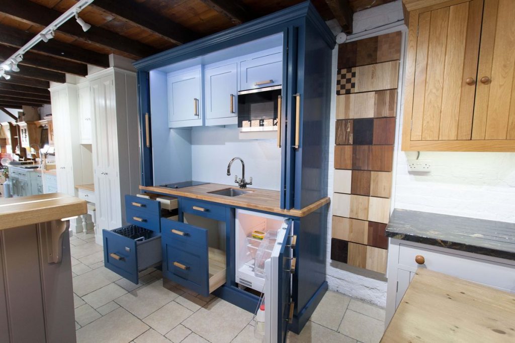 kitchen in a cupboard