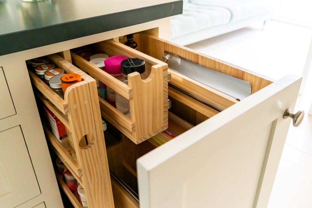 pull out spice drawers