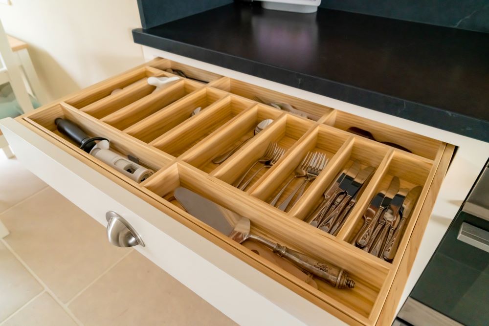 handmade cutlery drawer